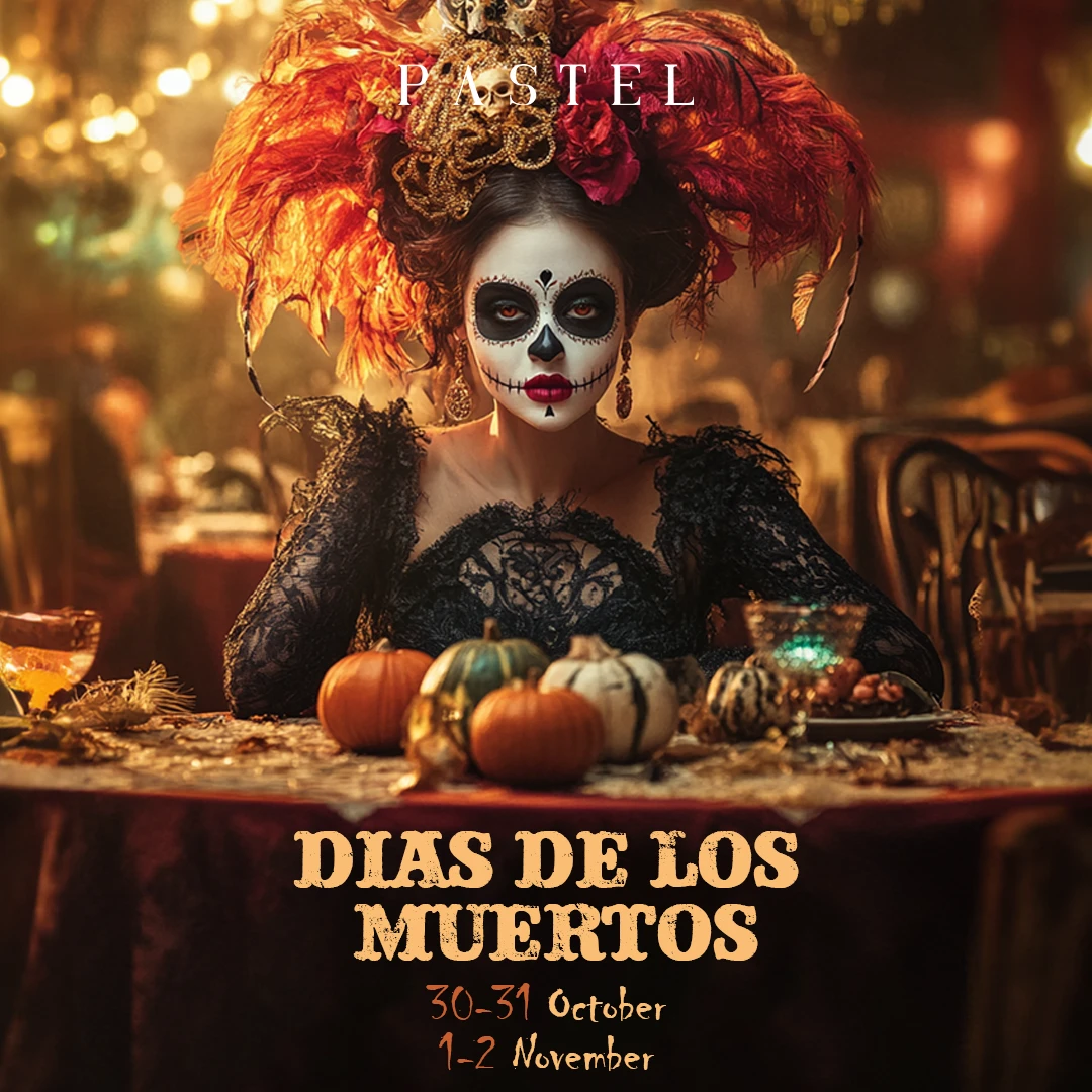 The Dias De Los Muertos party at Pastel Rooftop Bar Bangkok on 30-31 October and 1-2 November for Halloween